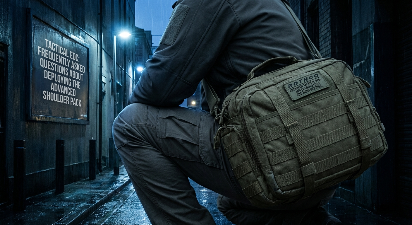 Tactical EDC: Frequently Asked Questions About Deploying the Advanced Shoulder Pack