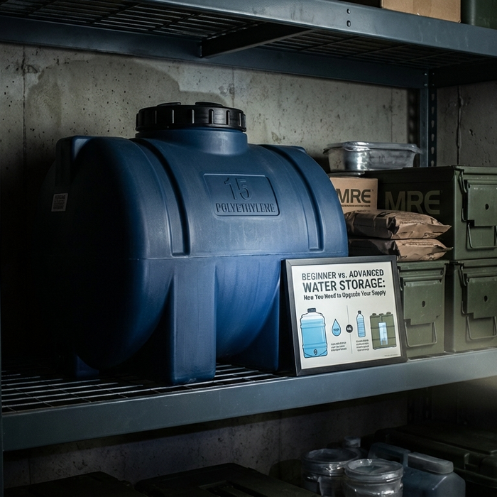 Beginner vs. Advanced Water Storage: How You Need to Upgrade Your Supply