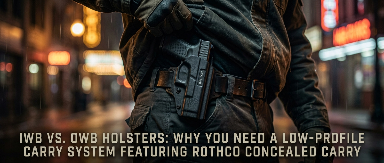 IWB vs. OWB Holsters: Why You Need a Low-Profile Carry System