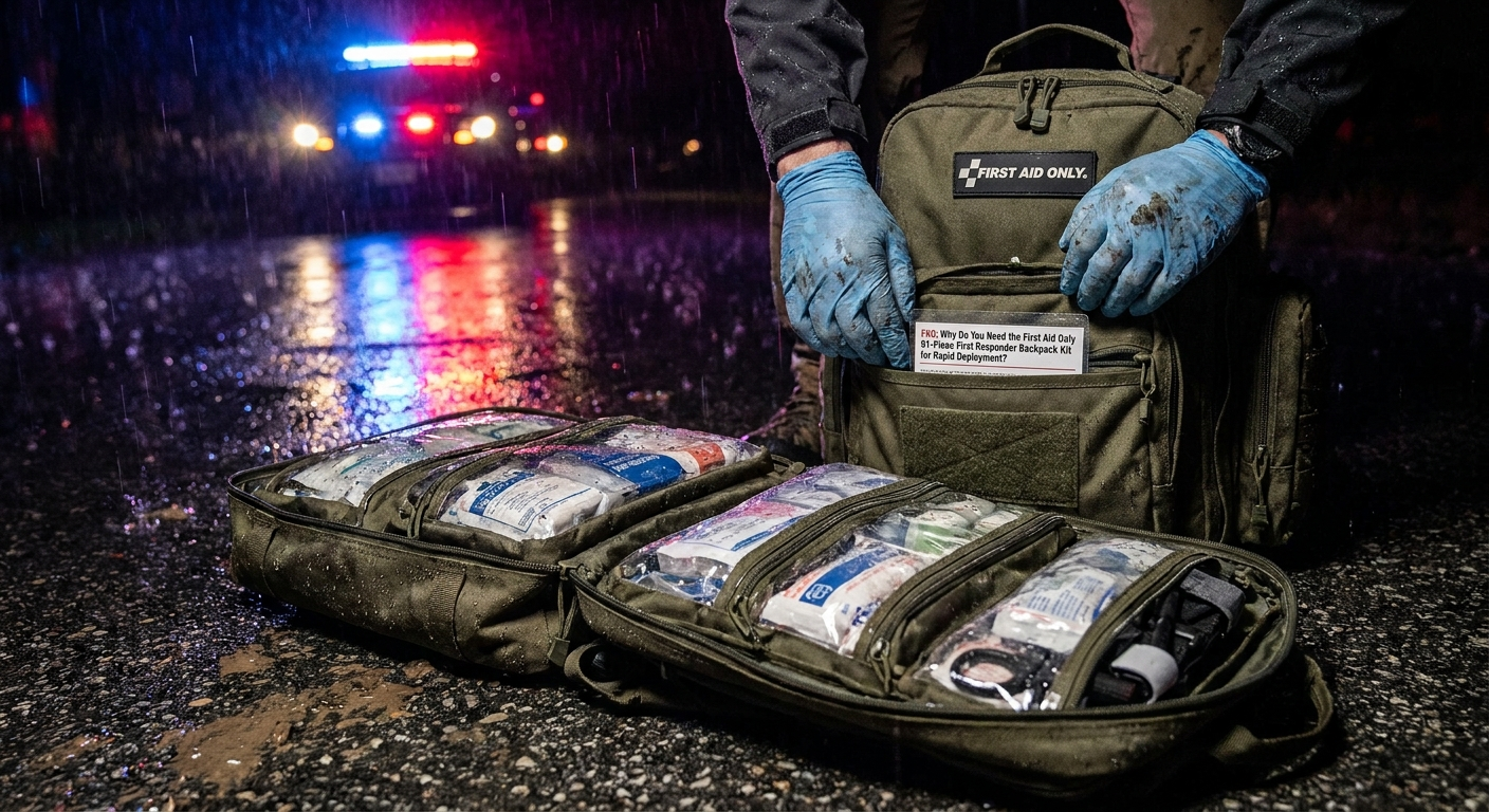 FAQ: Why Do You Need the First Aid Only 91-Piece First Responder Backpack Kit for Rapid Deployment?
