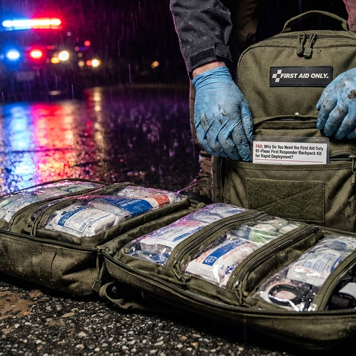 FAQ: Why Do You Need the First Aid Only 91-Piece First Responder Backpack Kit for Rapid Deployment?