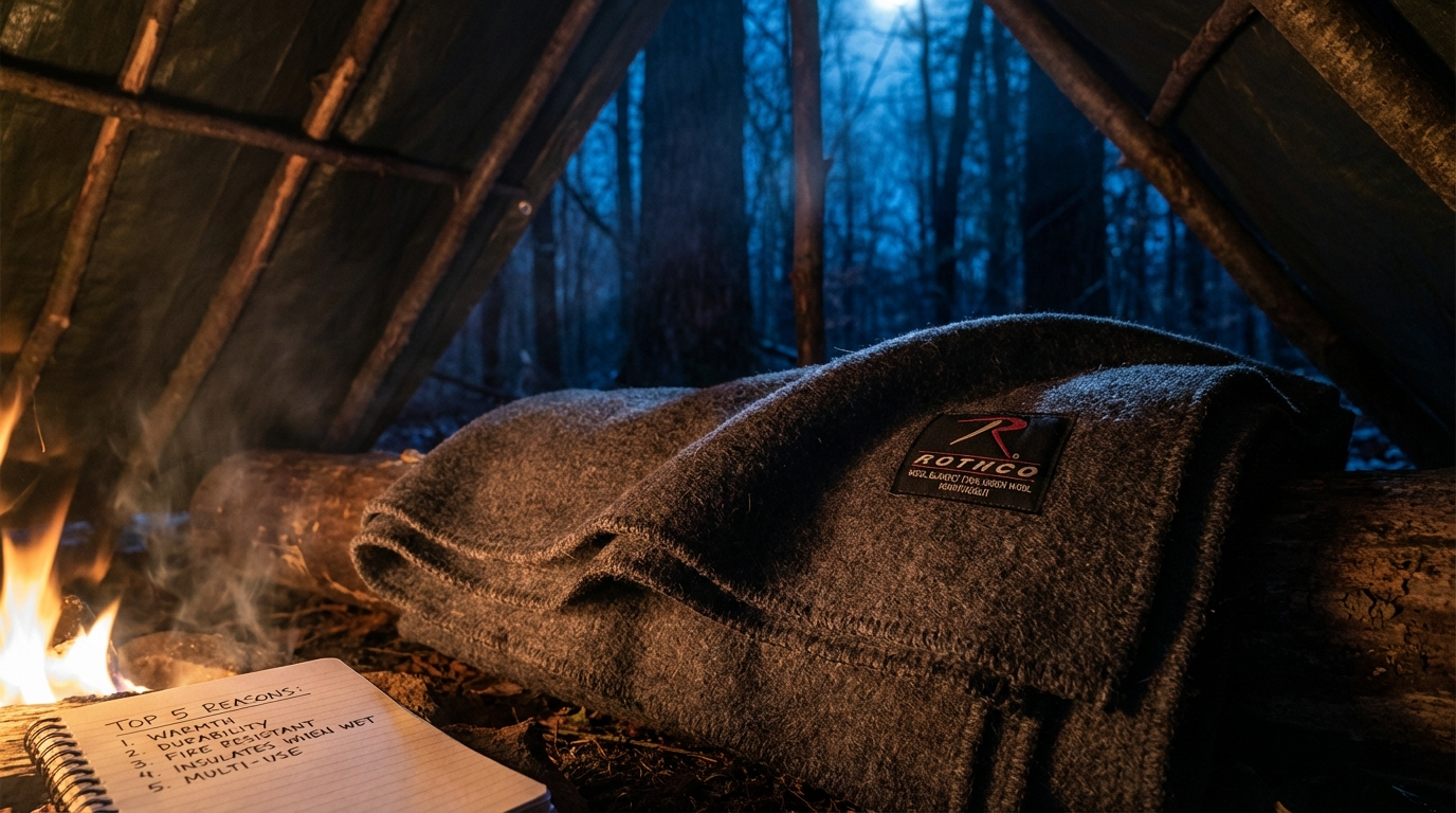 Top 5 Reasons You Need a Wool Blanket in Your Bug Out Bag