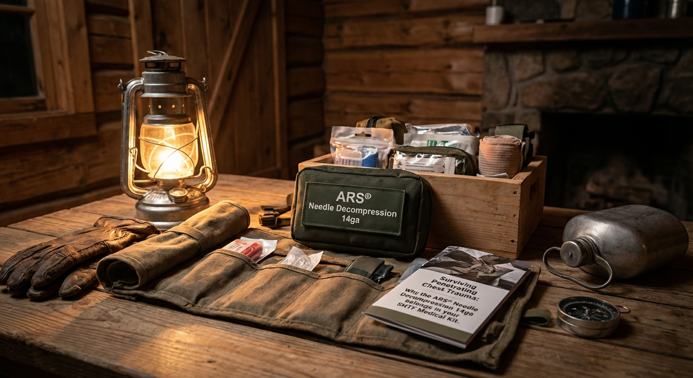 Surviving Penetrating Chest Trauma: Why the ARS® Needle Decompression 14ga belongs in your SHTF Medical Kit