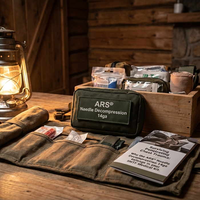 Surviving Penetrating Chest Trauma: Why the ARS® Needle Decompression 14ga belongs in your SHTF Medical Kit
