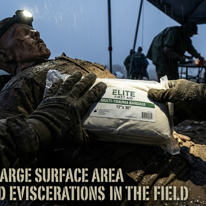 Protocol: Managing Large Surface Area Trauma and Eviscerations in the Field