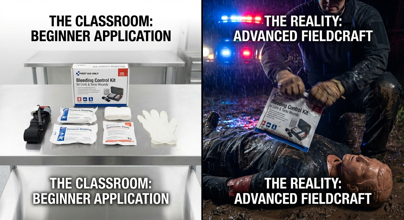 Limb & Torso Hemorrhage Control: Beginner Application vs. Advanced Fieldcraft