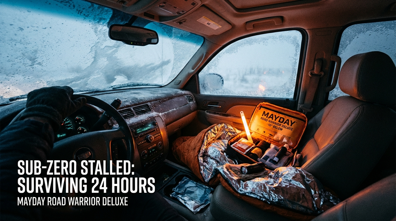 Sub-Zero Stalled: Surviving 24 Hours in a Snowbound Vehicle