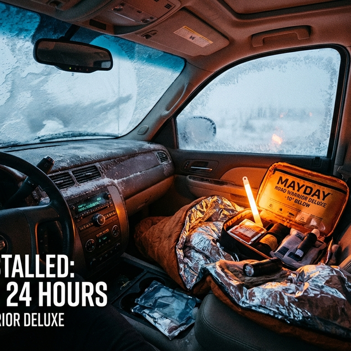 Sub-Zero Stalled: Surviving 24 Hours in a Snowbound Vehicle