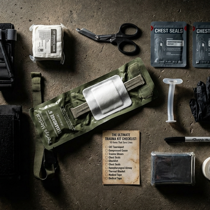The Ultimate Trauma Kit Checklist: 10 Items That Save Lives