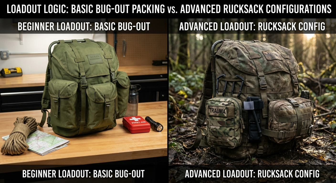 Military Rucksack Load Out Rucksack Loadout Guide: Basic vs Advanced ALICE Packing — Luminary
