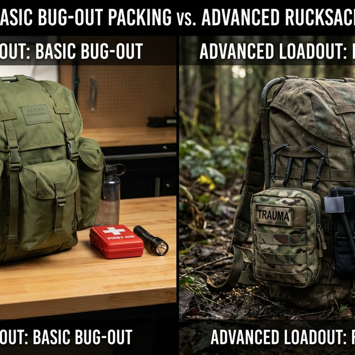 Loadout Logic: Basic Bug-Out Packing vs. Advanced Rucksack Configurations