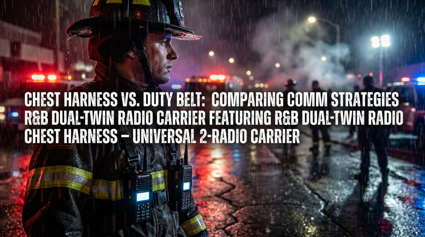 Chest Harness vs. Duty Belt: Comparing Comm Strategies with the R&B Dual-Twin Radio Carrier