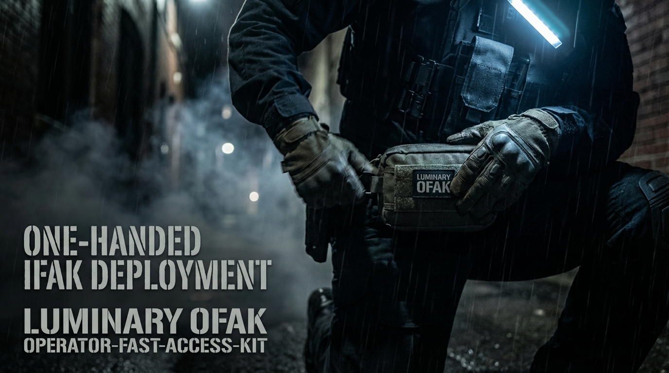 How to Execute a One-Handed IFAK Deployment in Low-Light Zones