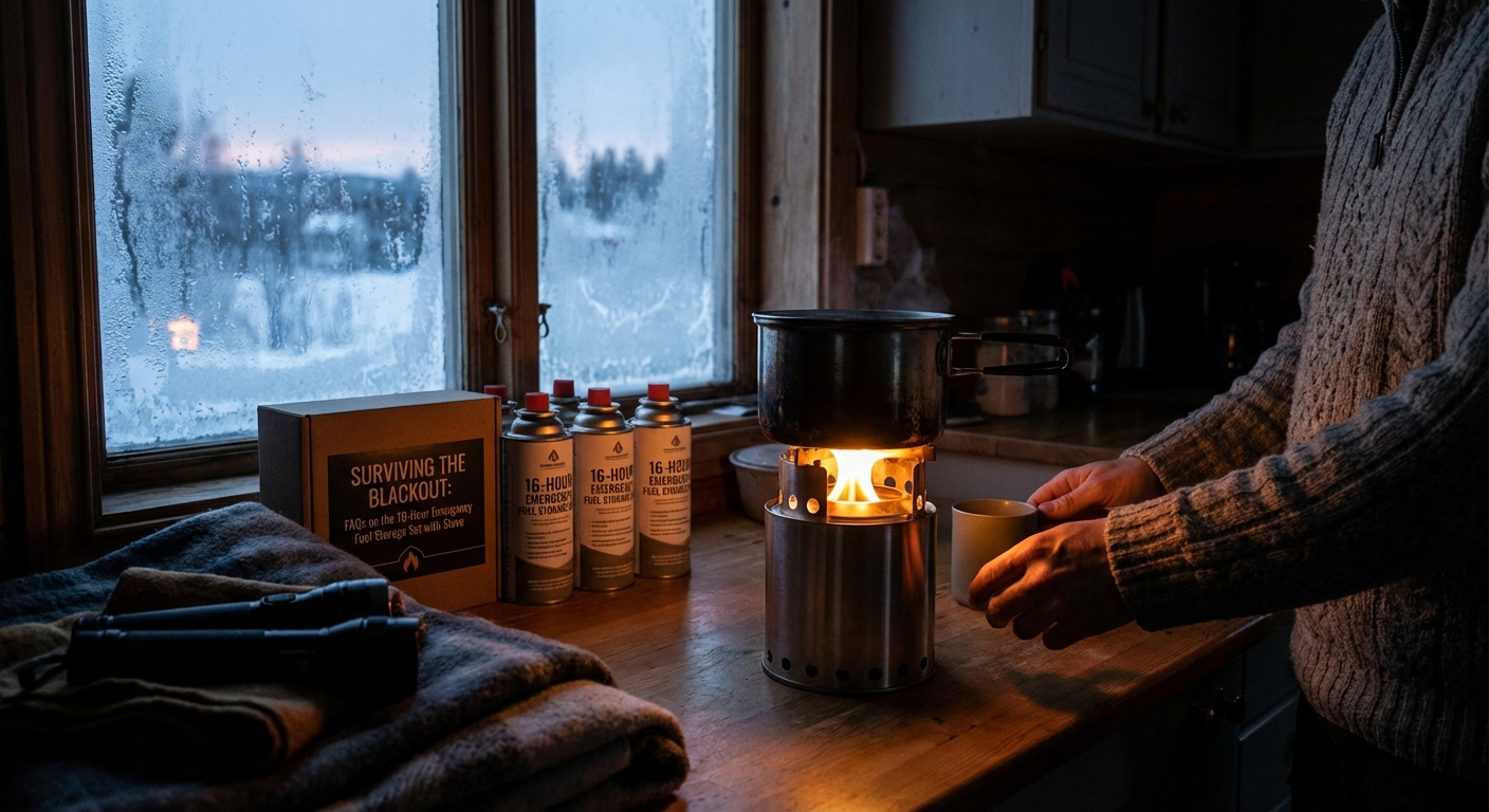 Surviving the Blackout: FAQs on the 16-Hour Emergency Fuel Storage Set with Stove