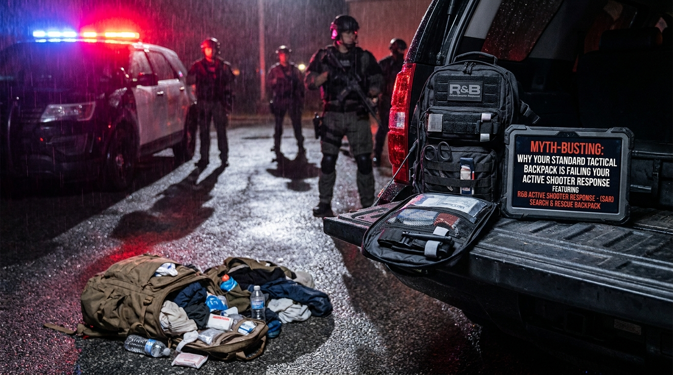 Myth-Busting: Why Your Standard Tactical Backpack Is Failing Your Active Shooter Response