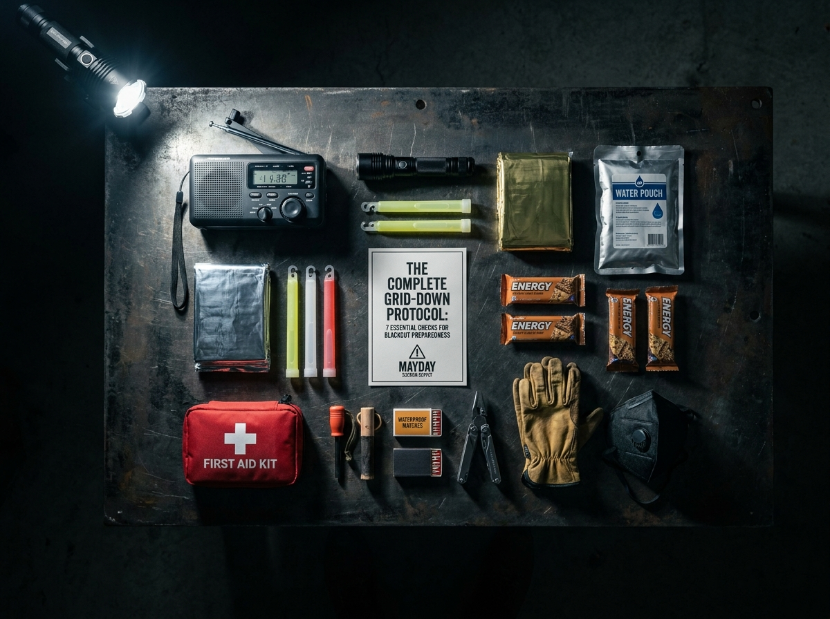 The Complete Grid-Down Protocol: 7 Essential Checks for Blackout Preparedness