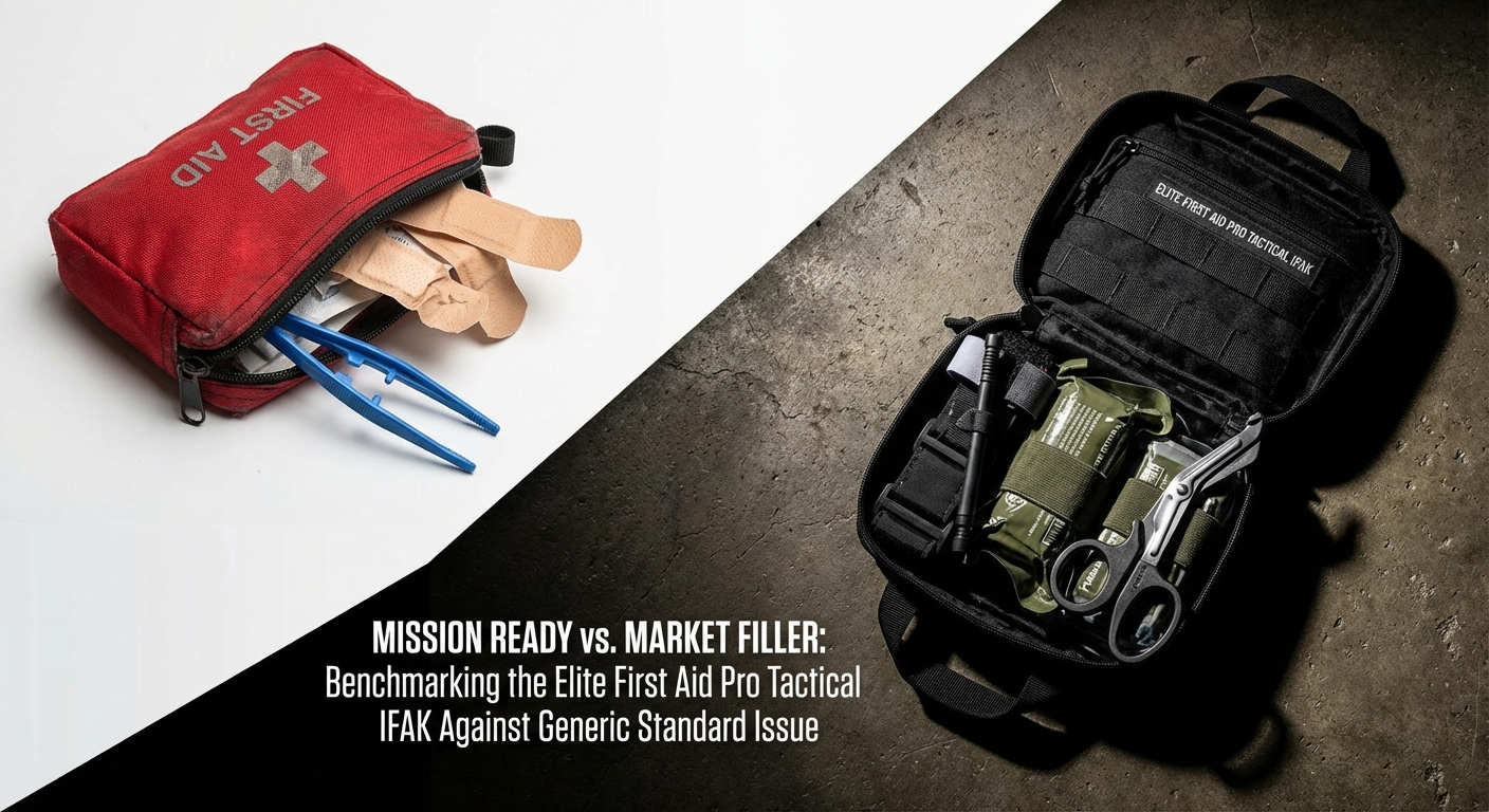 Mission Ready vs. Market Filler: Benchmarking the Elite First Aid Pro Tactical IFAK Against Generic Standard Issue