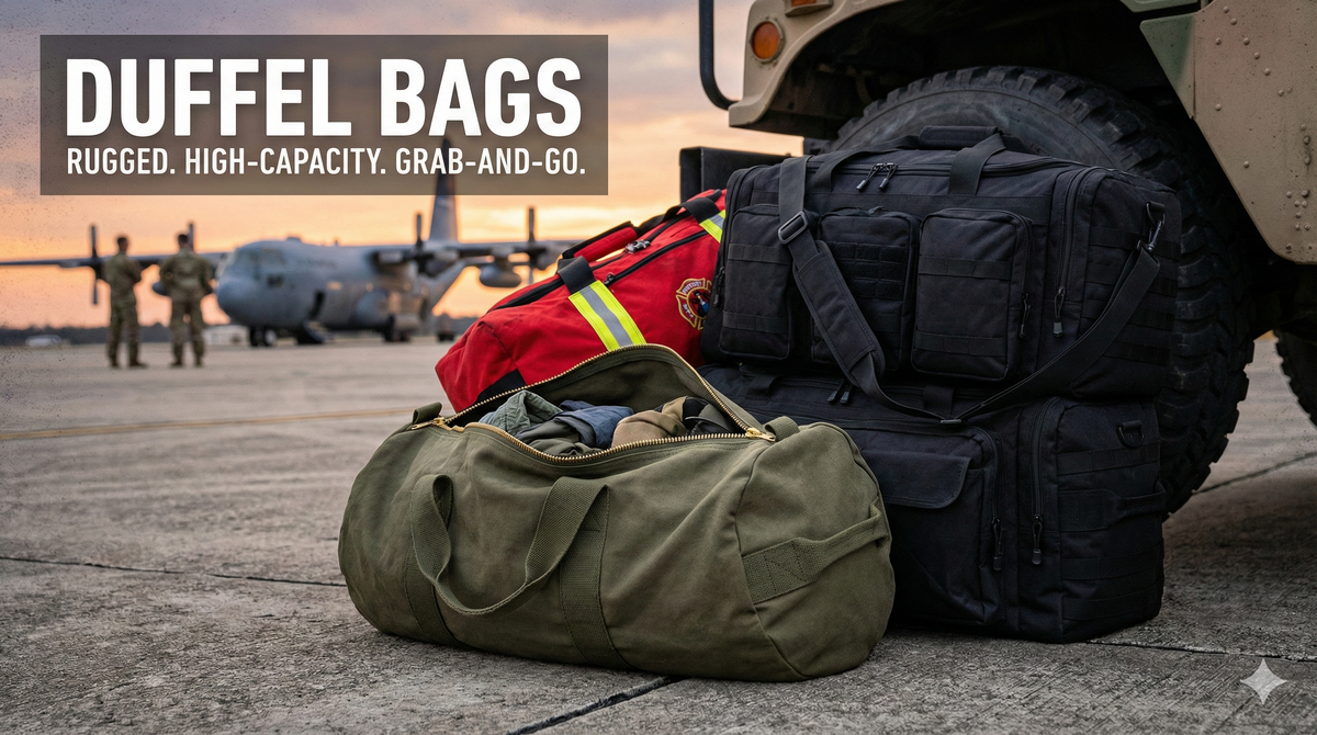 Heavy-Duty Duffel Bags & Canvas Gear Bags | Military Style Luminary Heavy-Duty Duffel Bags & Canvas Gear Bags | Military Style Luminary