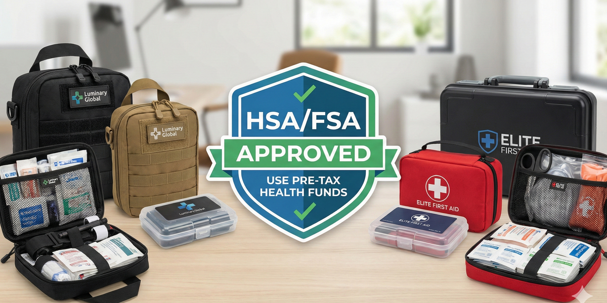 HSA & FSA Eligible First Aid Kits | Tax-Free Medical Supplies — Luminary