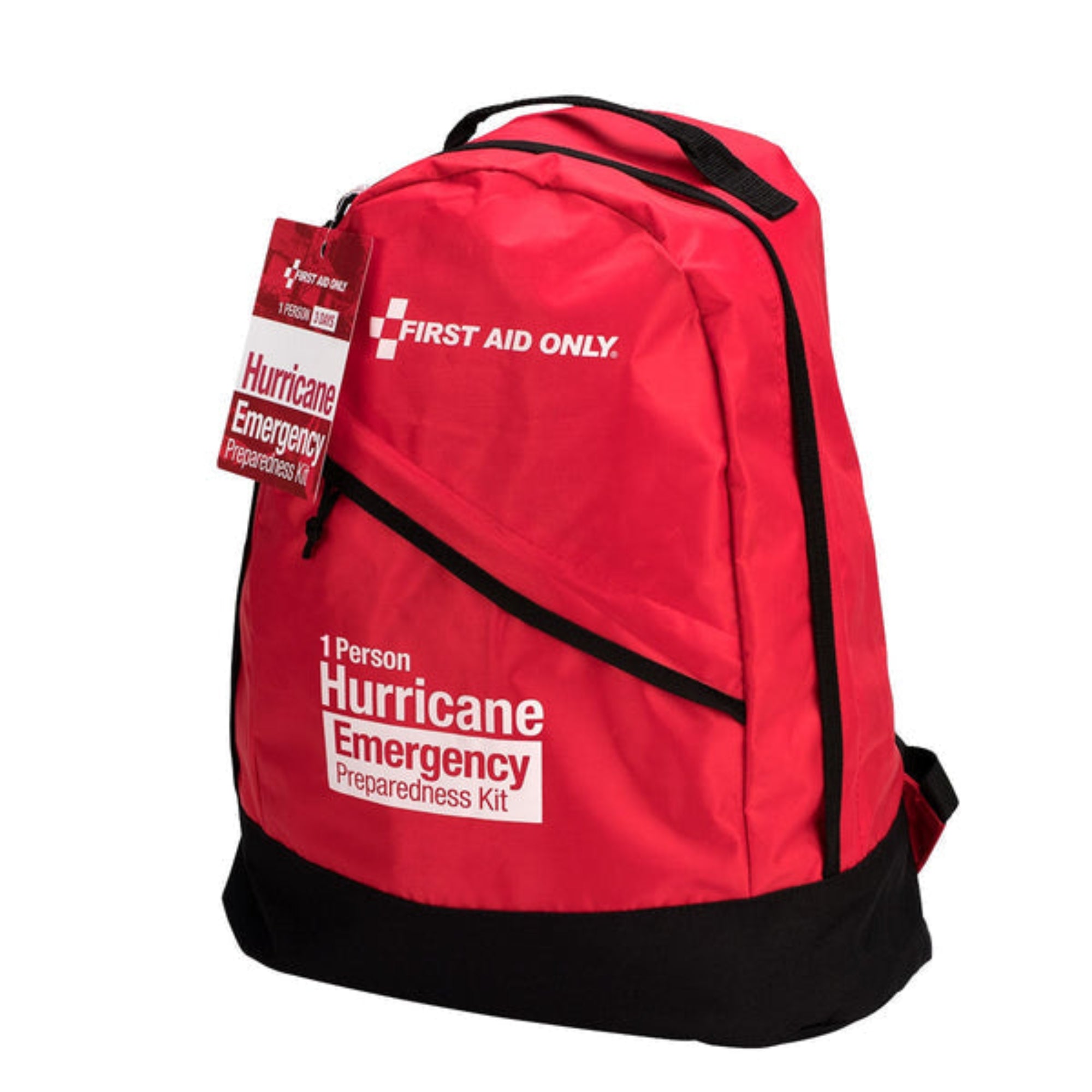 First Aid Only 1-Person Hurricane Preparedness Backpack | 72-Hour Kit ...