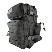 Kemp USA Small Assault / Tactical Backpack for Military Army, Black