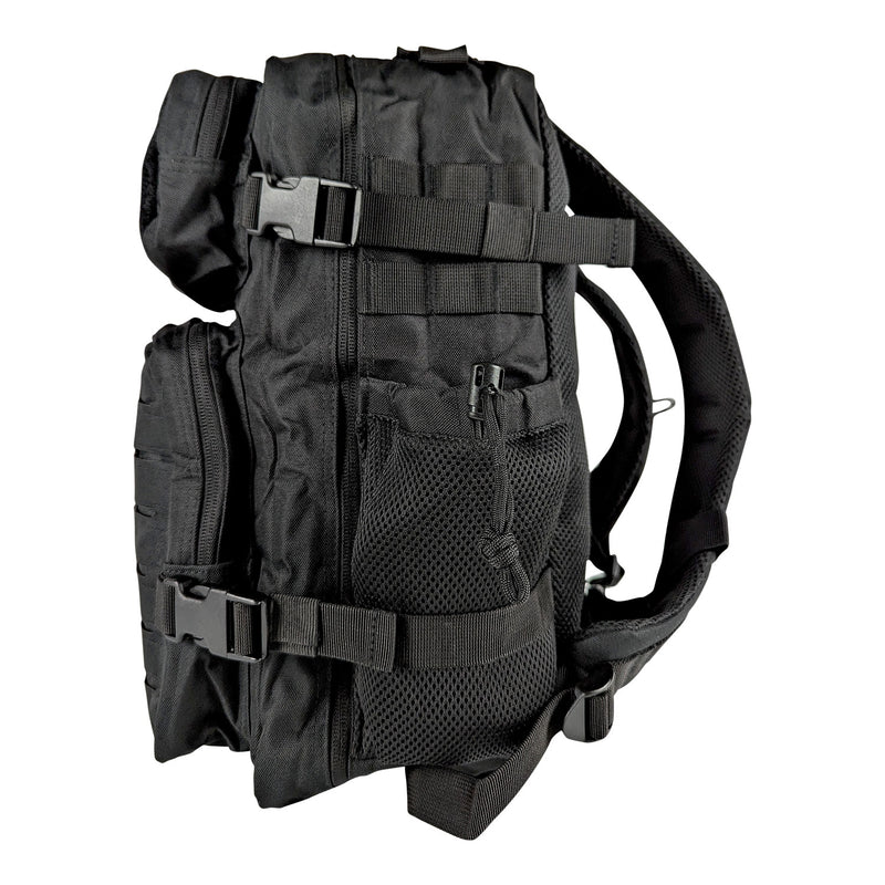 Kemp USA Small Assault / Tactical Backpack for Military Army, Black