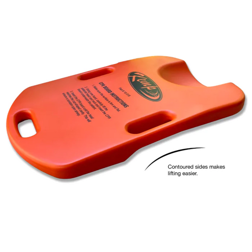 Kemp Orange CPR Board - Durable, Supportive, Contoured