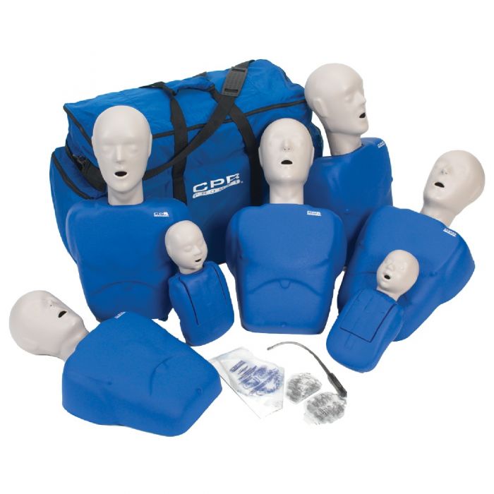 CPR Manikins 7-Pack, (5) Adult, (2) Infant Manikins