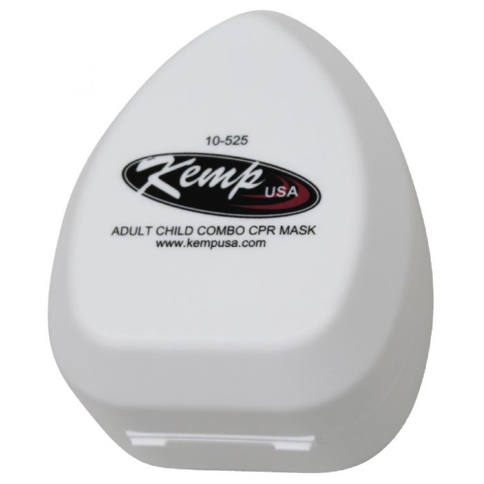 Kemp USA CPR Mask Adult & Child Combo With Gloves & Wipe In Hard Case