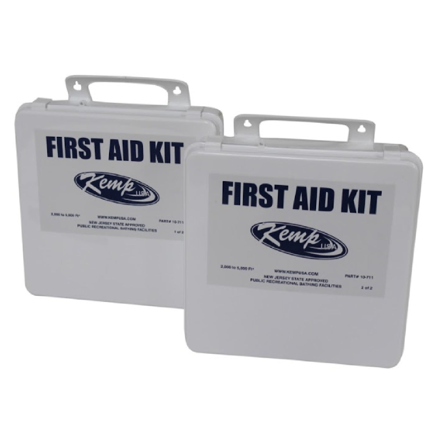 Kemp USA NJ State Approved Pool First Aid Kit | 2000-5000 sq ft — Luminary