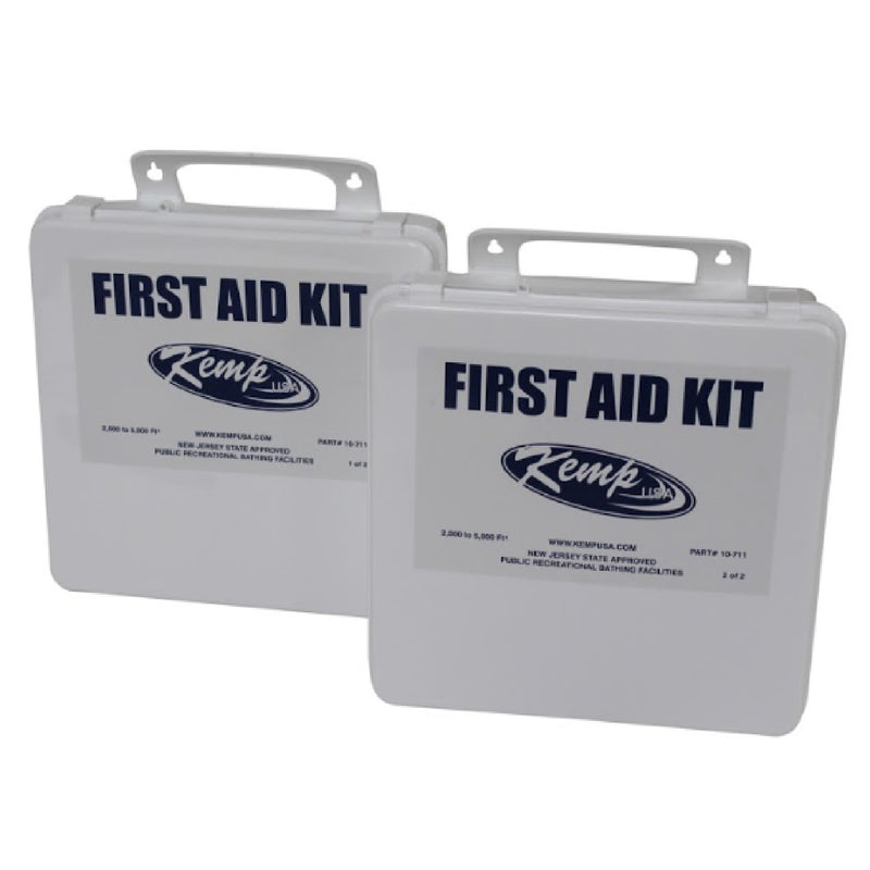 Kemp USA State of NJ Pool First Aid Kit 2000 - 5000 Sq Ft