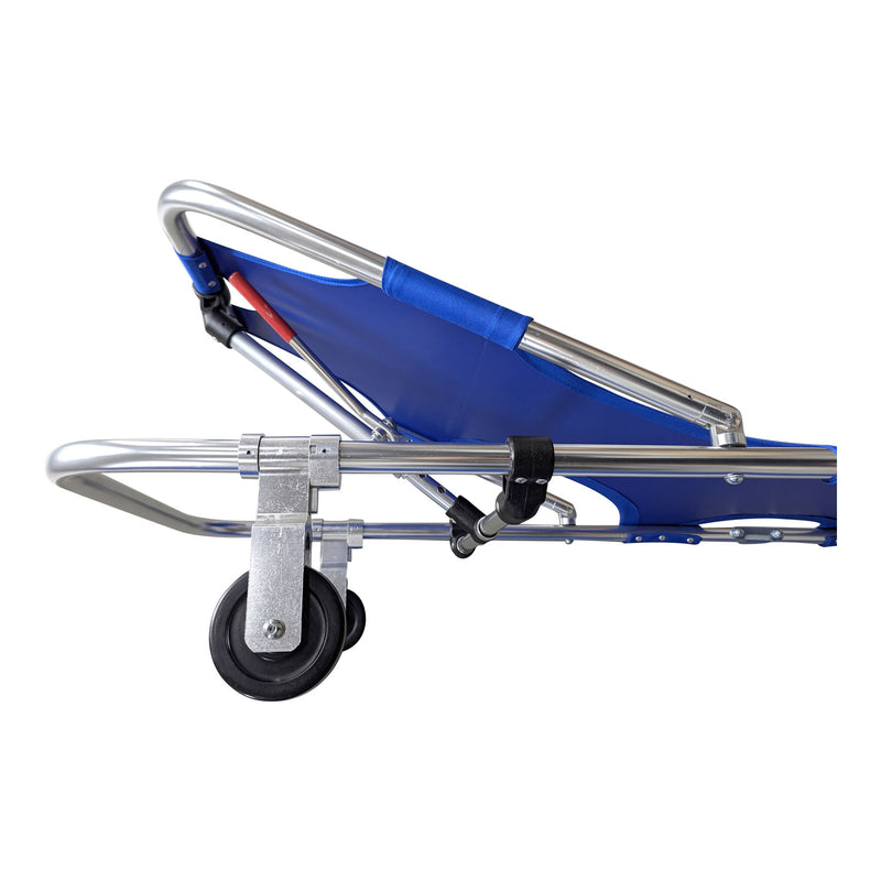 Kemp USA Folding Stretcher with Wheels - 16 lb for First Responders