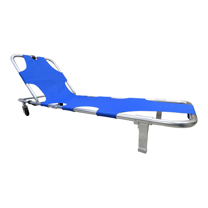 Kemp USA Folding Stretcher with Wheels - 16 lb for First Responders