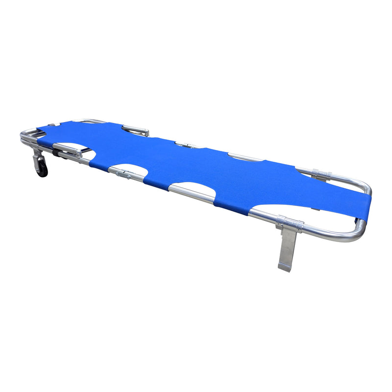 Kemp USA Folding Stretcher with Wheels - 16 lb for First Responders