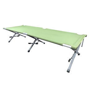 Kemp USA Aluminum Military Folding Cot – Heavy-Duty Portable Stretcher Bed
