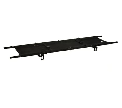 Kemp USA Deluxe Bi-Fold Litter Stretcher, Black
