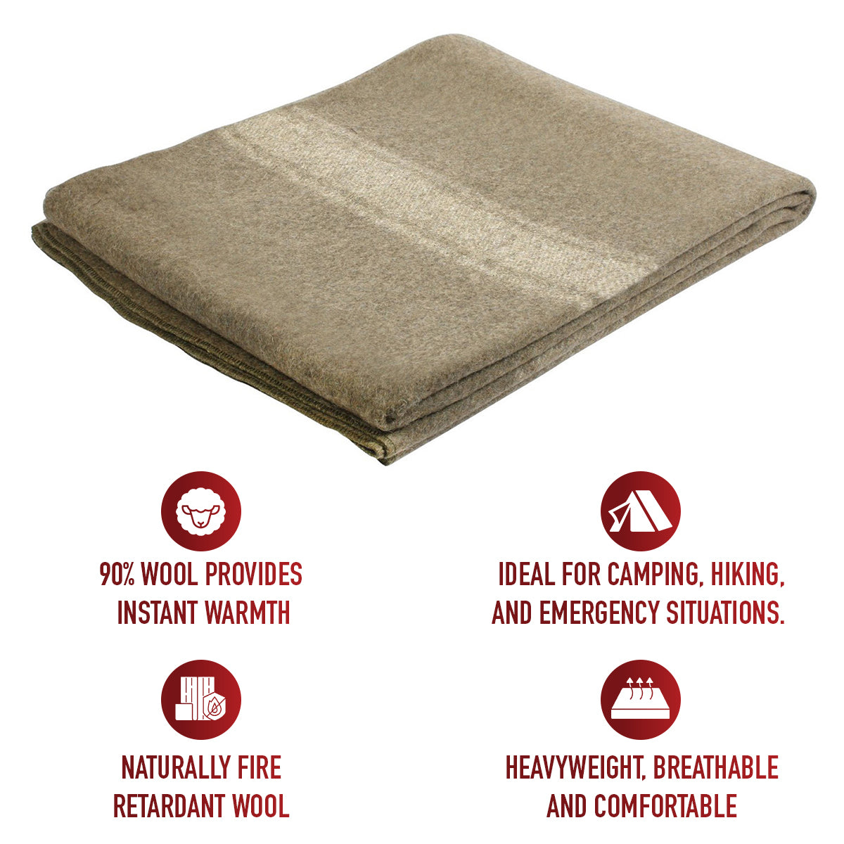 Rothco Wool Blanket - Thumbnail 5