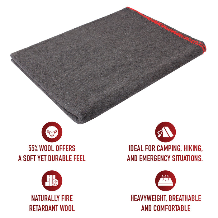 Rothco Wool Rescue Survival Blanket