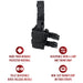 Rothco Drop Leg Tactical Holster – Adjustable Fit for Full-Frame 