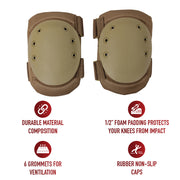 Rothco Tactical Protective Gear Knee Pads