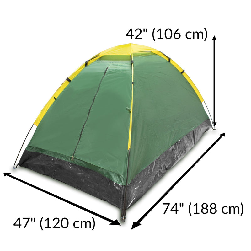 Ultralight 2-Person Compact Dome Tent – Portable Emergency Shelter