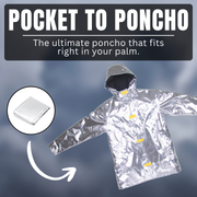 Emergency Zone reflective emergency poncho