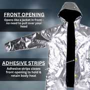 Emergency Zone reflective emergency poncho