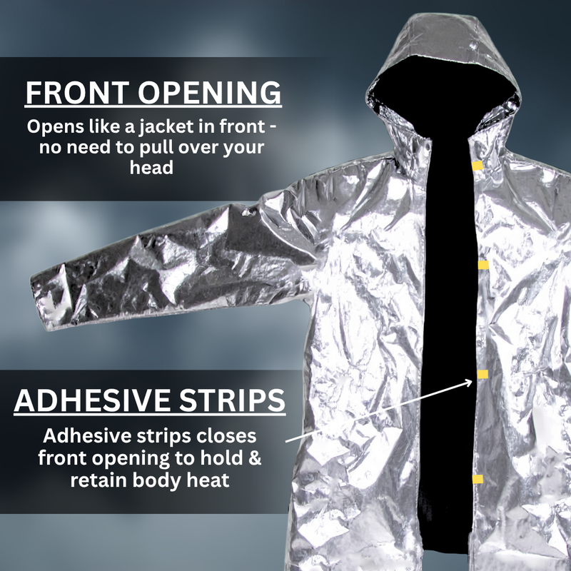 Emergency Zone reflective emergency poncho