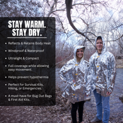 Emergency Zone reflective emergency poncho