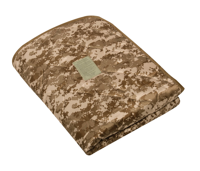 Rothco G.I. Type Camo Poncho Liner | The Woobie Blanket