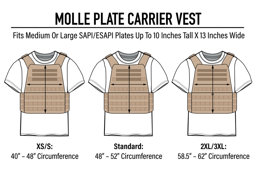 Rothco MOLLE Plate Carrier Vest