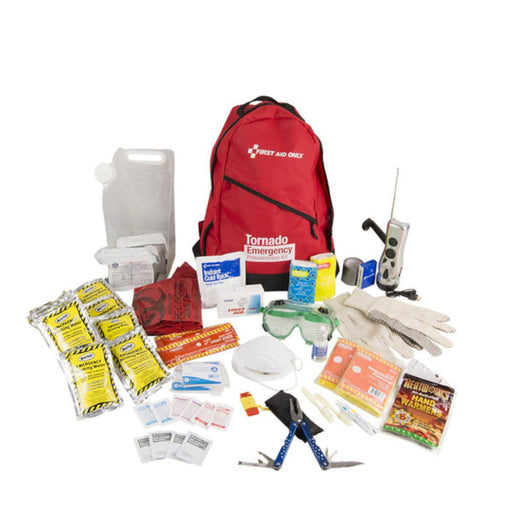 First Aid Only 2-Person Tornado Preparedness Backpack | 72-Hour Kit