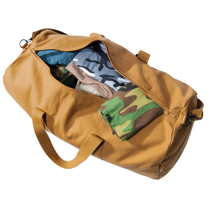 Rothco Canvas Shoulder Duffle Bag | Heavyweight Travel Bag
