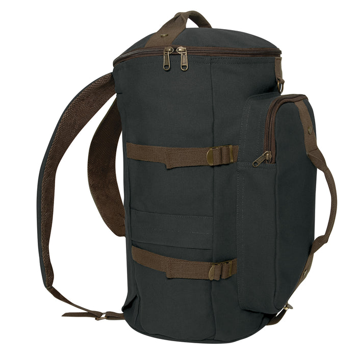 Rothco Convertible Canvas Duffle / Backpack (19-Inch, 30L)